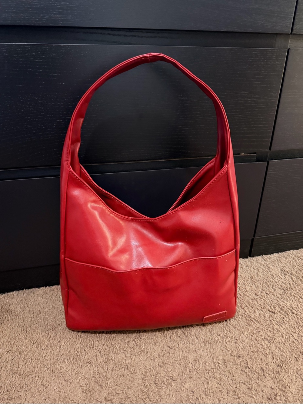 OOOMAY Maya Tote Red Shoulder Bag - Sleek Everyday Tote